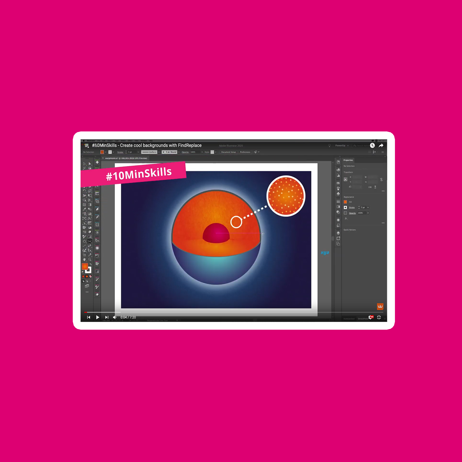 #10MinSkills - Create cool backgrounds with FindReplace