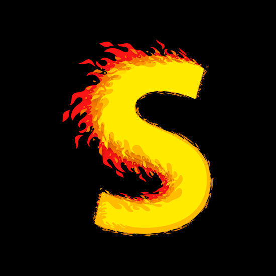 Create an S on fire with Reform and Reprofile