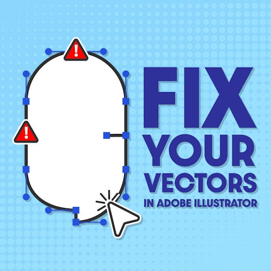 How to find and fix broken vectors in Adobe Illustrator