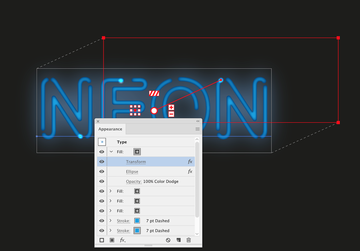 move text down adobe illustrator