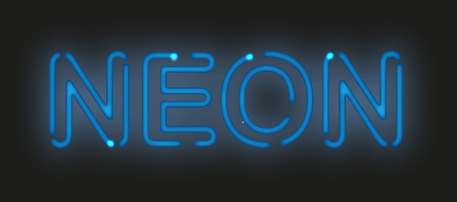 Create neon text effect with Stylism and Adobe Illustrator