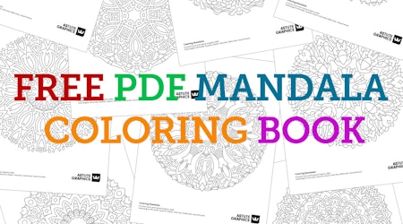 FREE Mandala Coloring PDF - made with MirrorMe