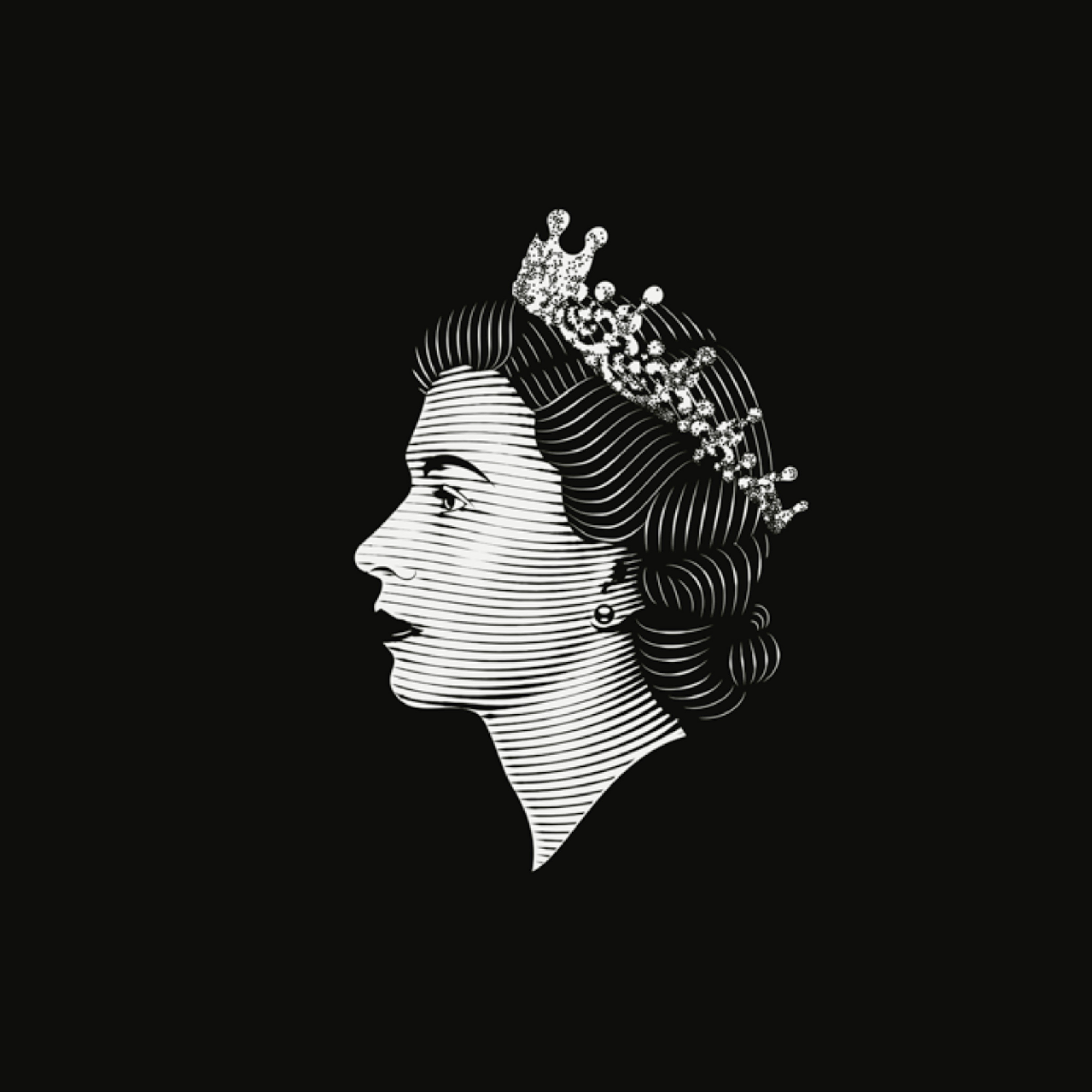 How to create Queen Elizabeth portrait in engraved style with WidthScribe