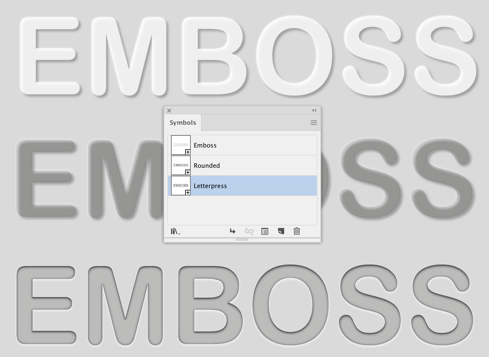 emboss effect illustrator download graphic style