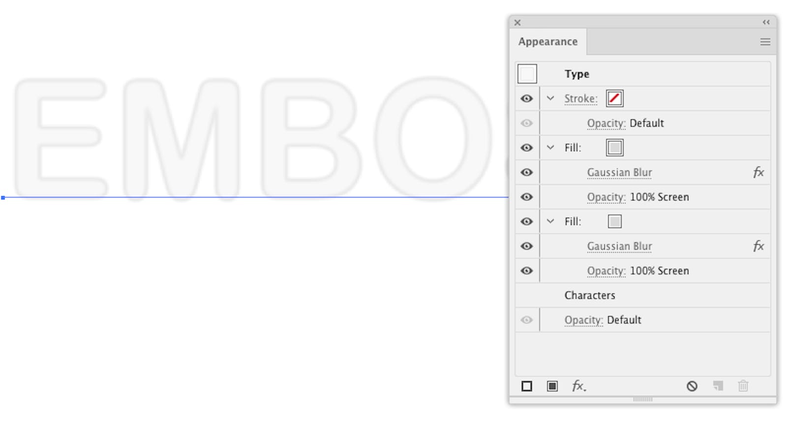 How to create bevel & emboss text effects in Illustrator