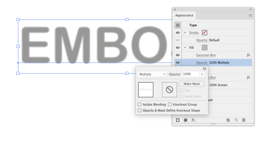 how to manually bevel text in illustrator