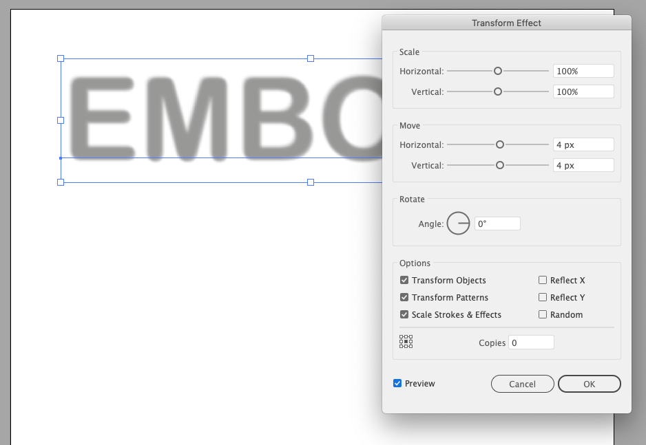 How To Create Bevel & Emboss Text Effects In Illustrator