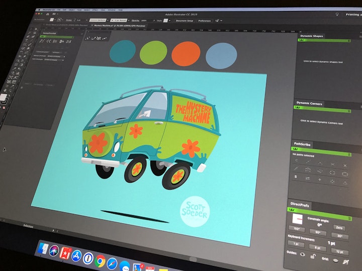 Zoinks! Making a mystery machine with VectorScribe