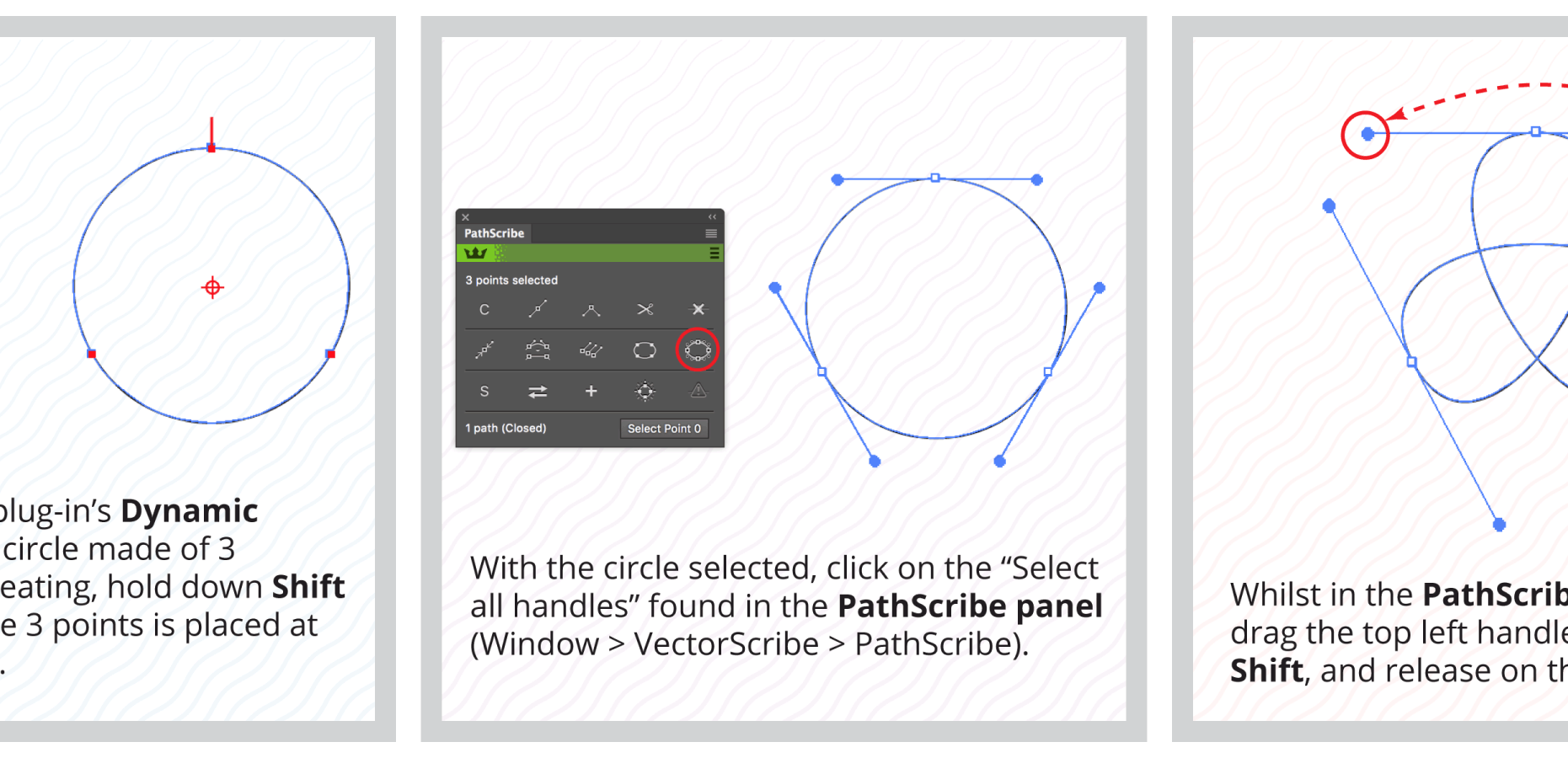 VectorScribe to make a Celtic knot in 3 steps
