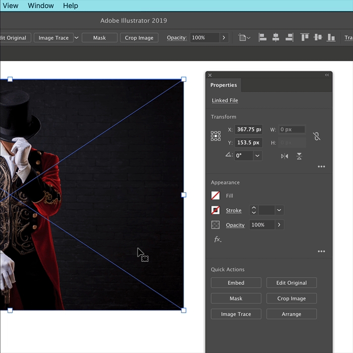 How To Crop And Trim A Photo In Adobe Illustrator Astute Graphics