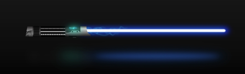 Create a lightsaber in Illustrator with Stylism from Astute Graphics