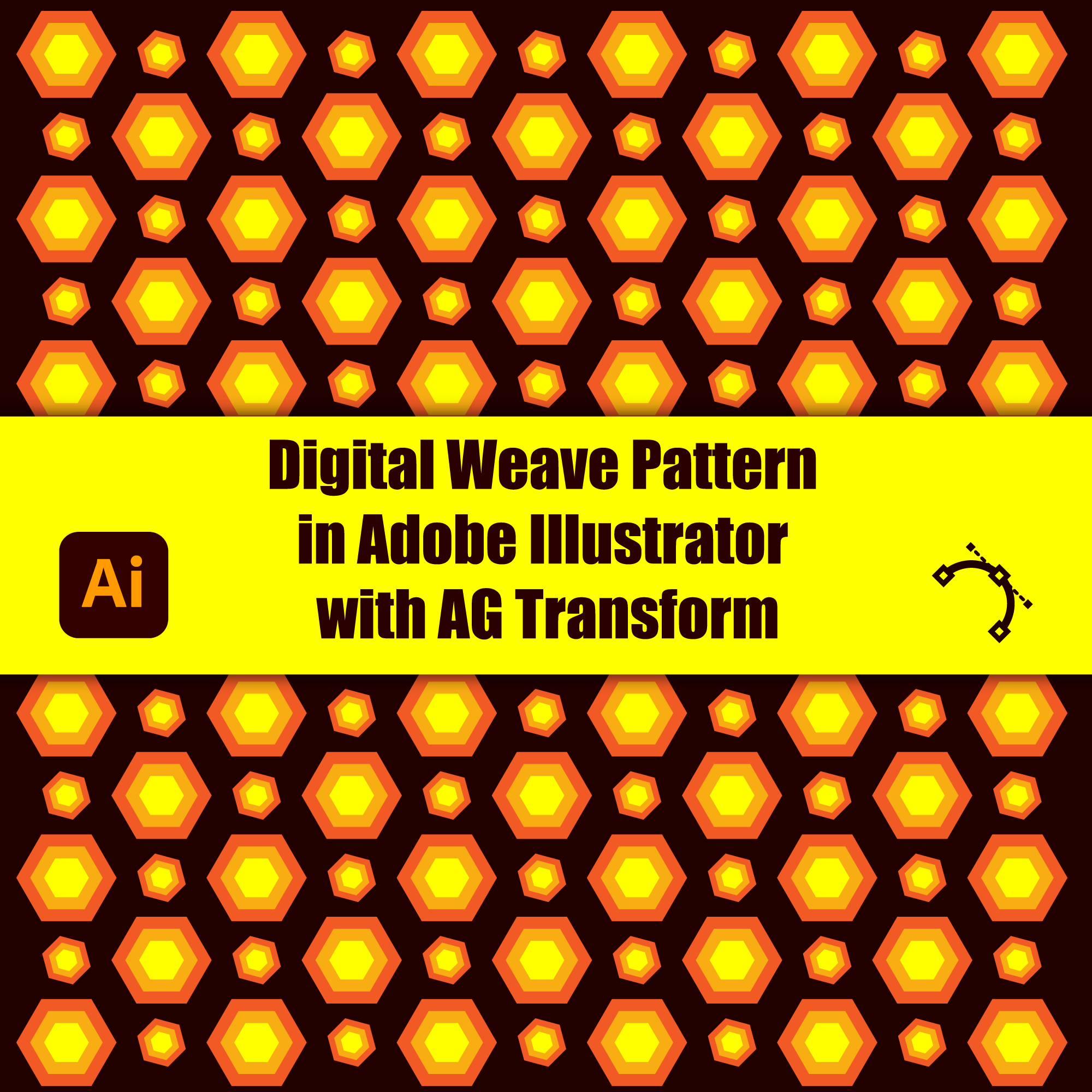Digital weave effect with AG Transform