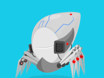 Squla use Astute Graphics - Spider Droid