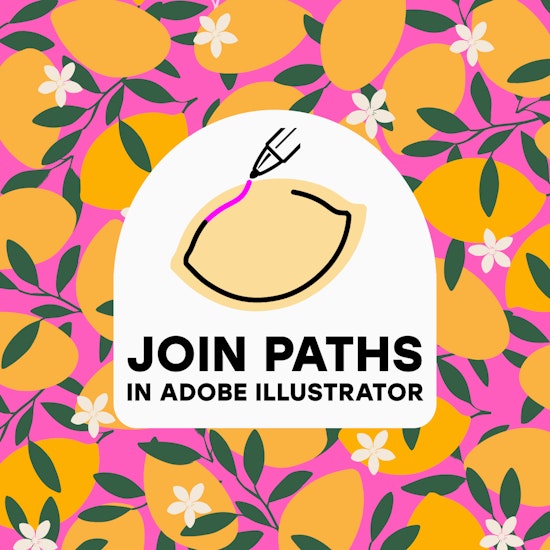 How to join paths in Adobe Illustrator (Quick + Easy)