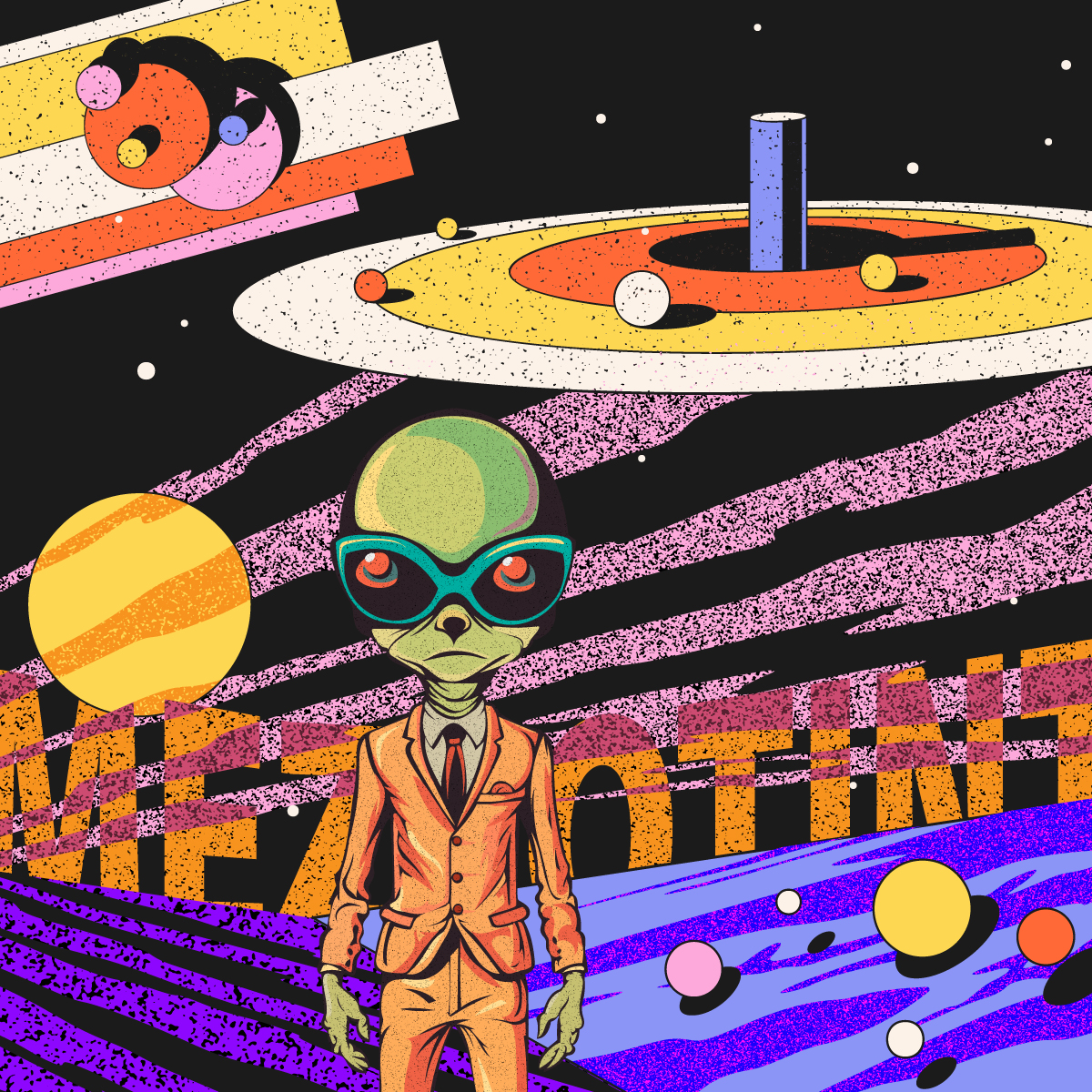 Adding Mezzotint Textures in Illustrator