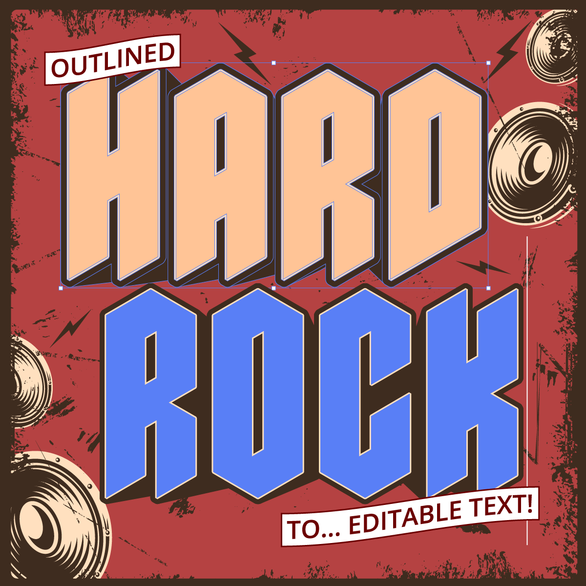 How to convert outlined text to editable text in Illustrator