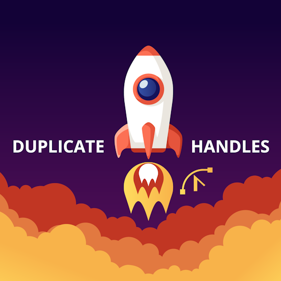 How to duplicate handles in Adobe Illustrator