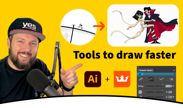 Draw in Illustrator with Yes I'm a Designer